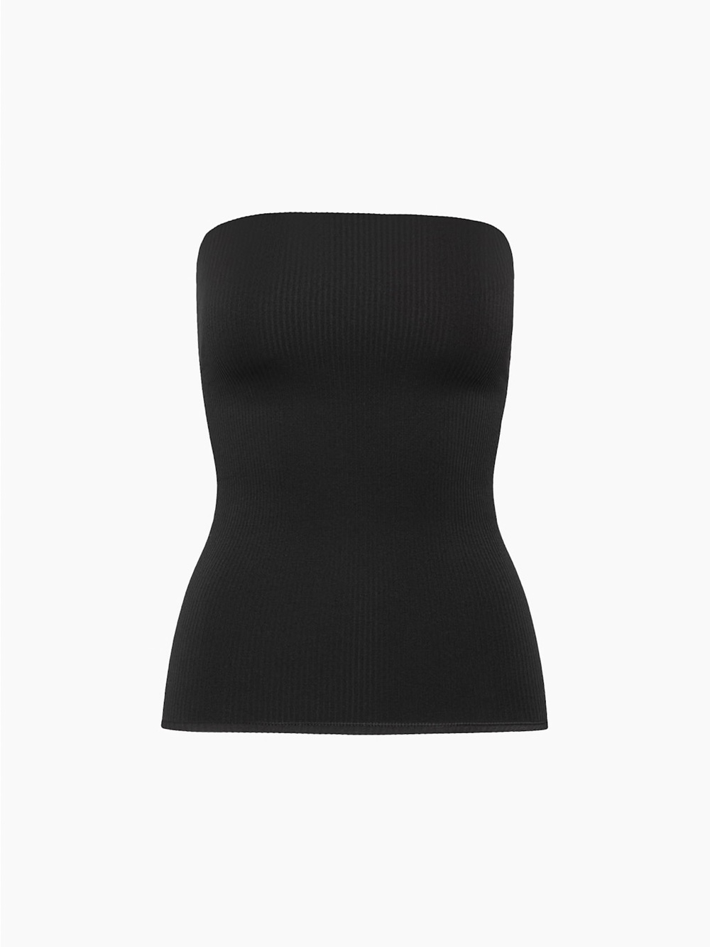 Aritzia Rib Seamless Giselle Hip Tube Top Black XS
